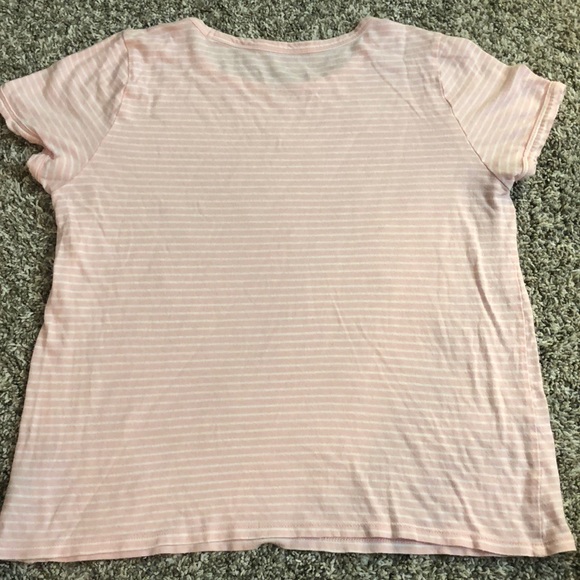 ✨pink and white striped crop top✨ - Picture 3 of 3